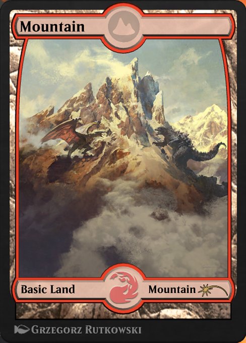 Mountain from MTG Arena Promos