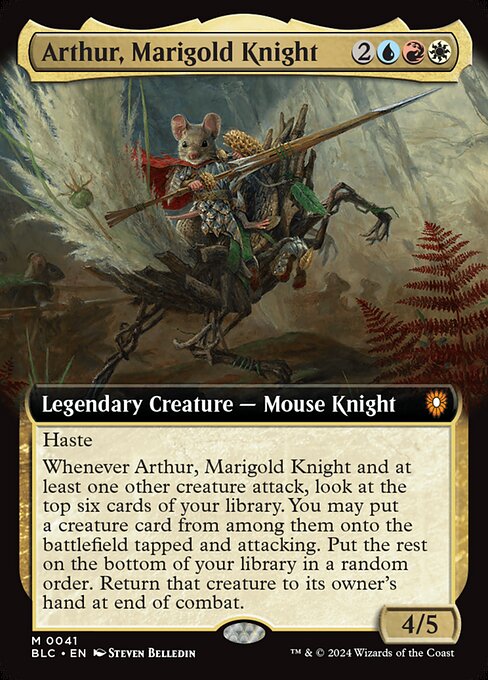 Arthur, Marigold Knight highlighted card art