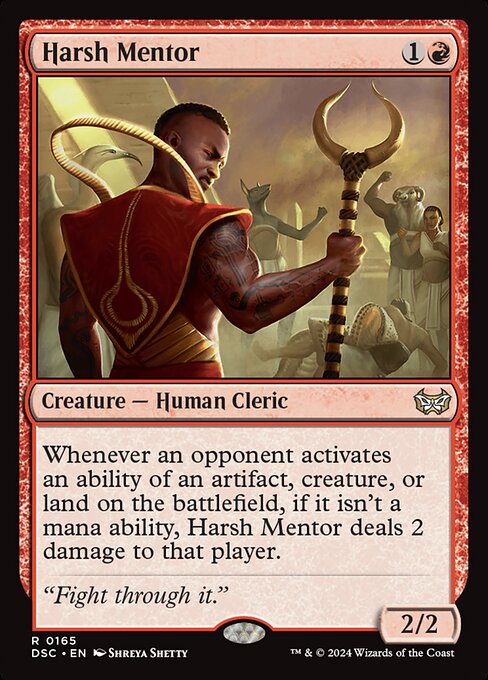 Harsh Mentor highlighted card art