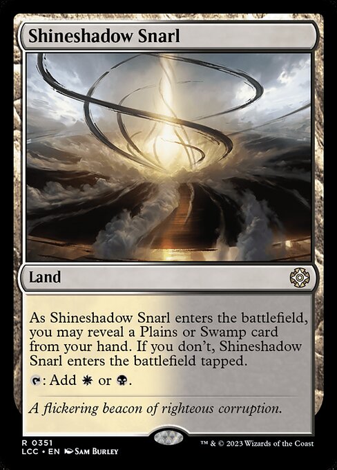 Shineshadow Snarl from The Lost Caverns of Ixalan Commander