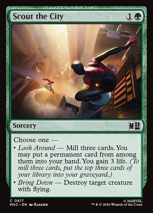 Scout the City from Marvel Super Heroes Commander
