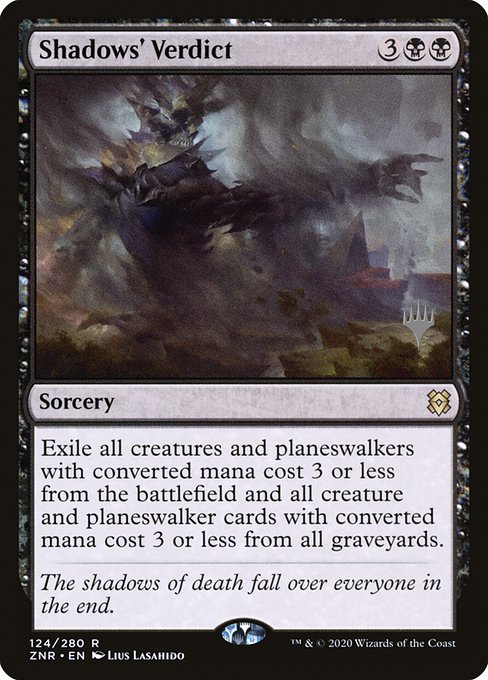 Shadows' Verdict from Zendikar Rising Promos
