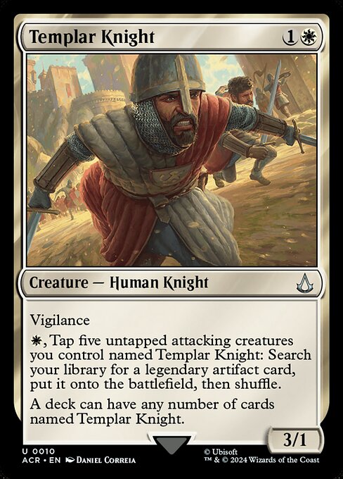 Templar Knight highlighted card art