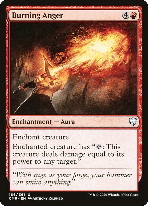Burning Anger from Commander Legends