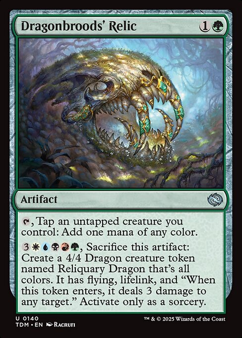 Dragonbroods' Relic highlighted card art