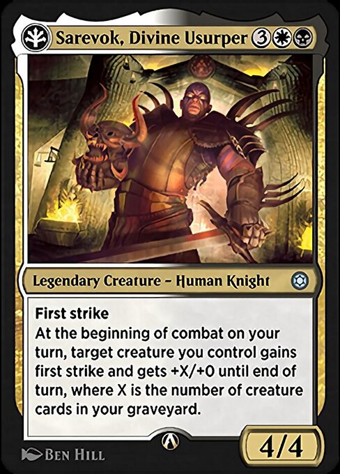 Sarevok, Divine Usurper highlighted card art