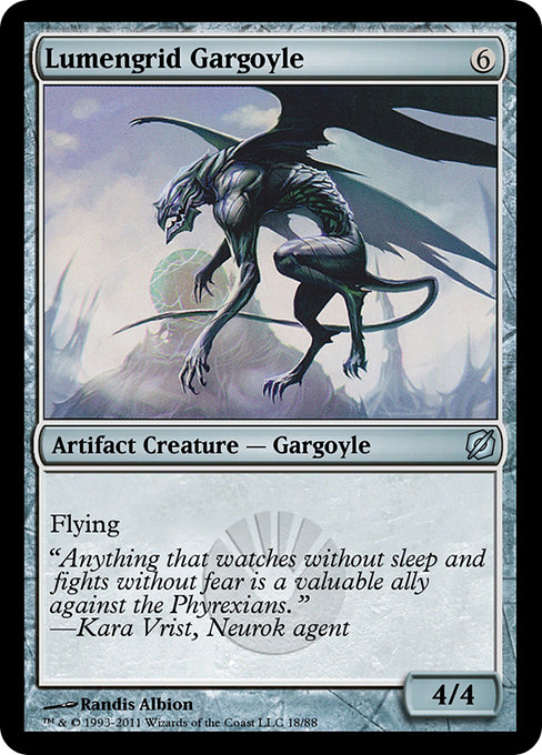 Lumengrid Gargoyle from Duel Decks: Mirrodin Pure vs. New Phyrexia