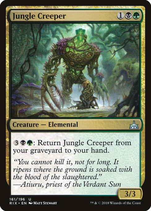Jungle Creeper highlighted card art
