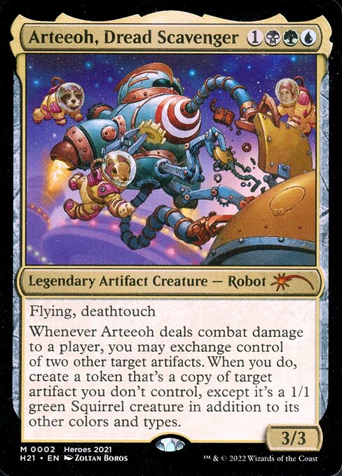 Arteeoh, Dread Scavenger highlighted card art