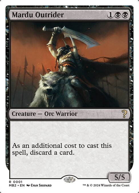 Mardu Outrider highlighted card art