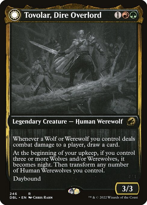 Tovolar, Dire Overlord // Tovolar, the Midnight Scourge from Innistrad: Double Feature