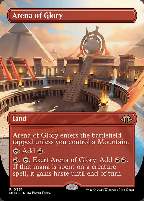Arena of Glory highlighted card art