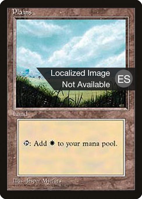 Plains from Fourth Edition Foreign Black Border