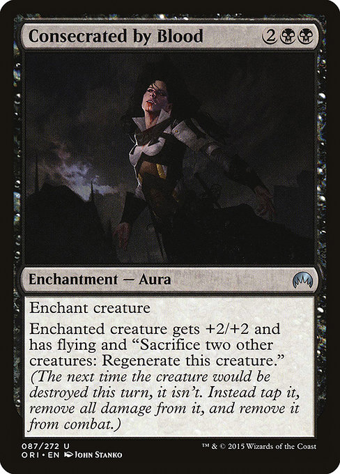 Consecrated by Blood highlighted card art