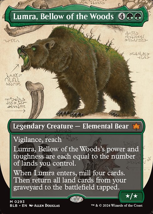 Lumra, Bellow of the Woods highlighted card art