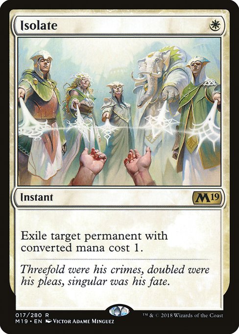 Isolate from Core Set 2019