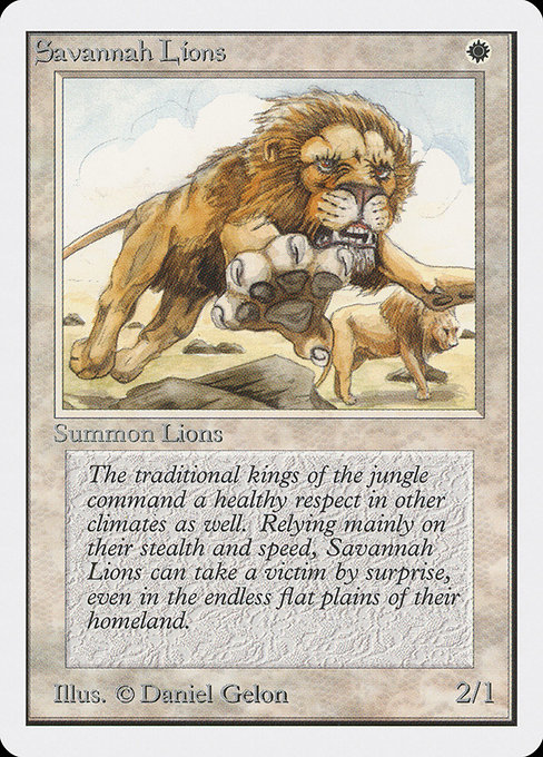 Savannah Lions from Unlimited Edition
