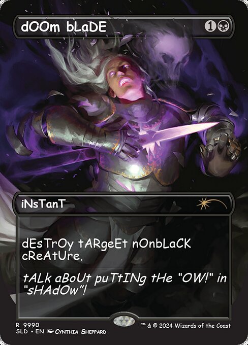 Doom Blade highlighted card art