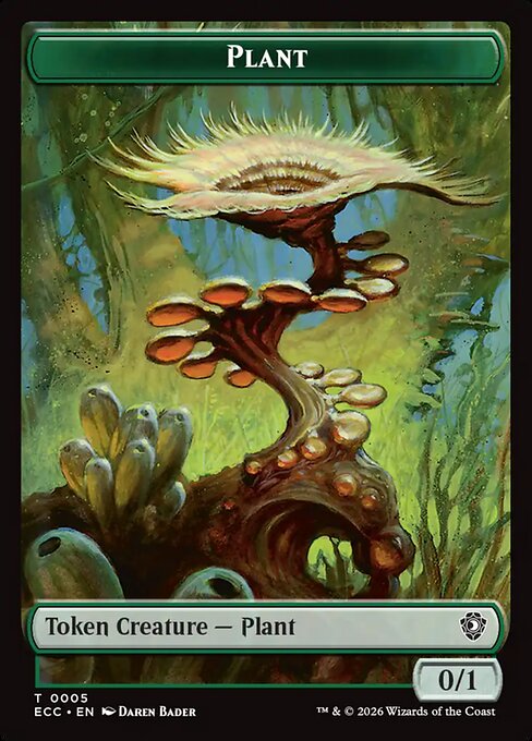 Plant highlighted card art