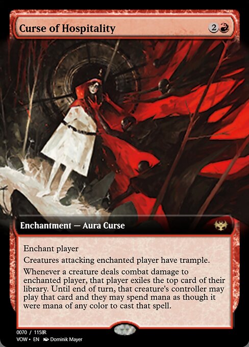 Curse of Hospitality highlighted card art
