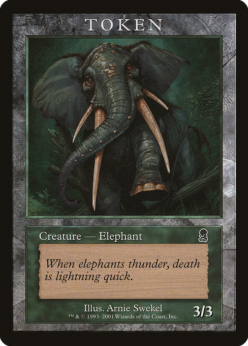 Elephant from Magic Player Rewards 2002