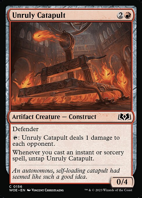 Unruly Catapult highlighted card art