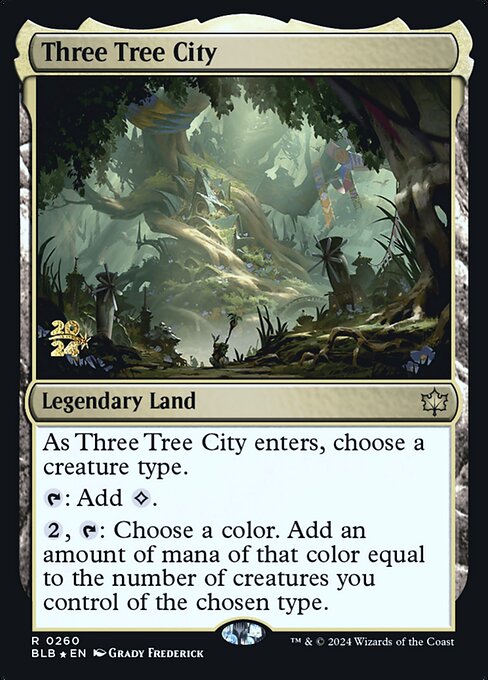 Three Tree City from Bloomburrow Promos
