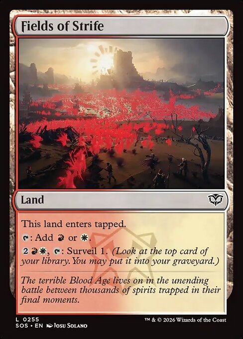 Fields of Strife from Secrets of Strixhaven
