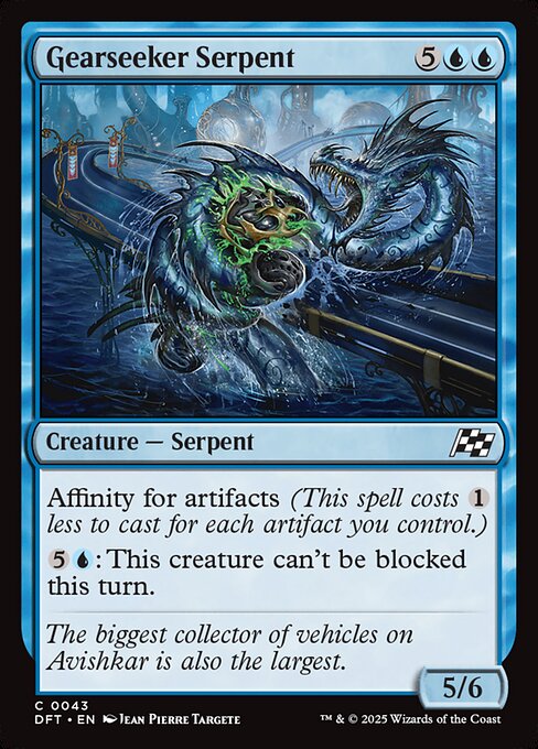 Gearseeker Serpent highlighted card art
