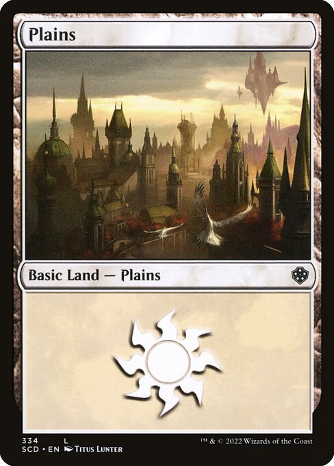 Plains from Starter Commander Decks