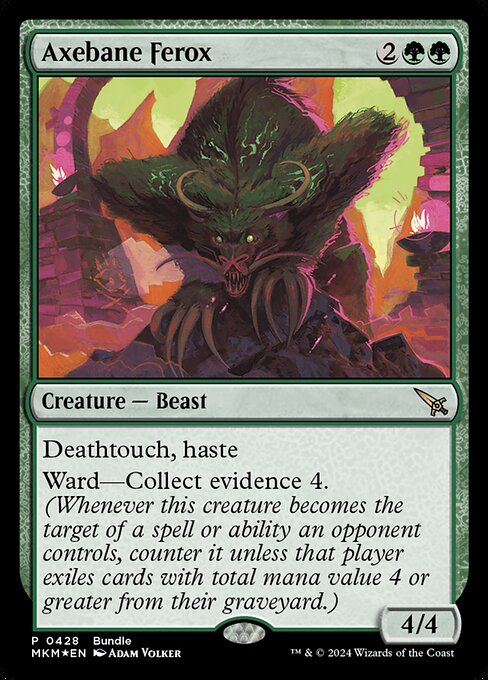 Axebane Ferox highlighted card art