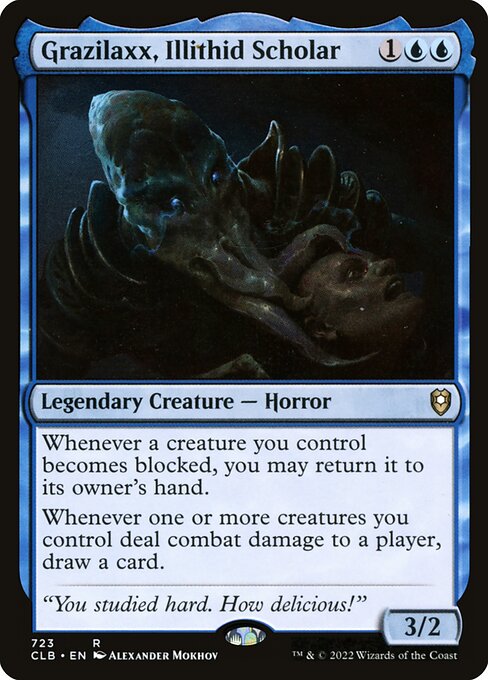 Grazilaxx, Illithid Scholar from Commander Legends: Battle for Baldur's Gate