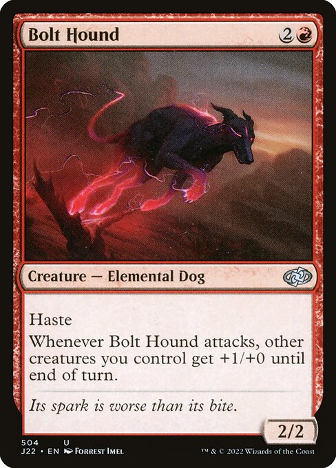Bolt Hound highlighted card art
