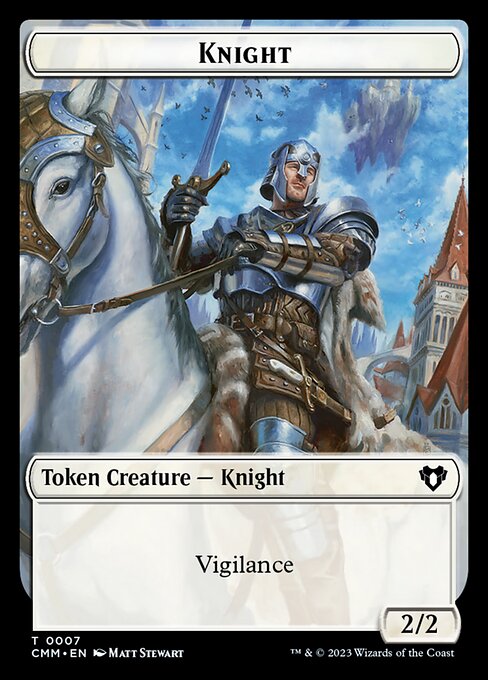 Knight from Commander Masters Tokens