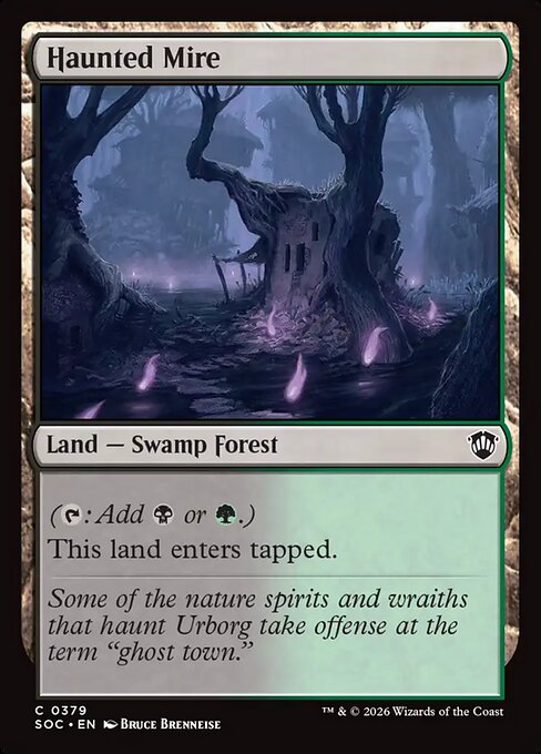 Haunted Mire from Secrets of Strixhaven Commander