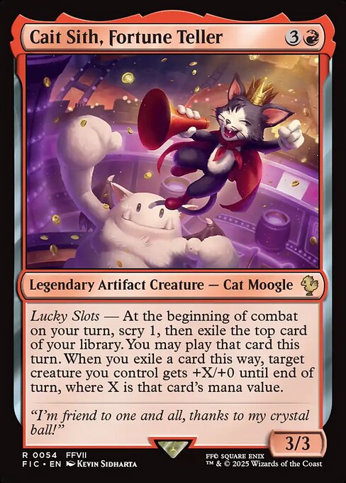 Cait Sith, Fortune Teller from Final Fantasy Commander