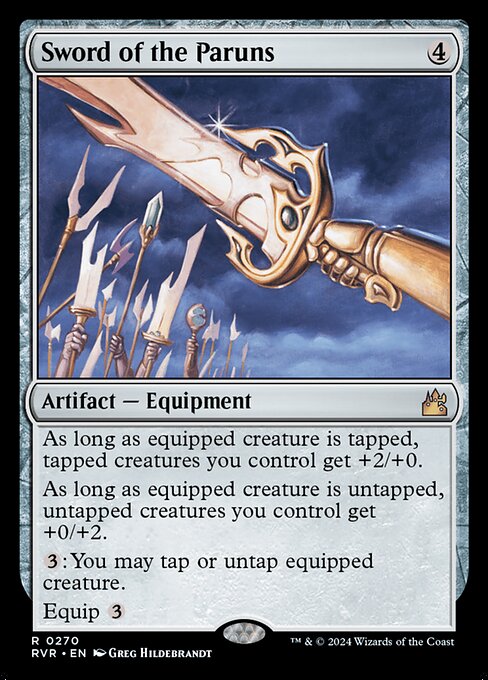 Sword of the Paruns from Ravnica Remastered