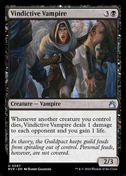 Vindictive Vampire from Ravnica Remastered