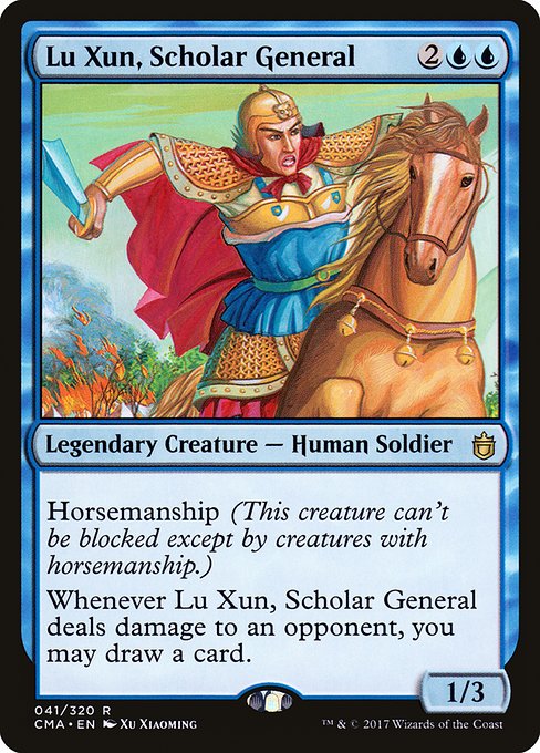 Lu Xun, Scholar General highlighted card art