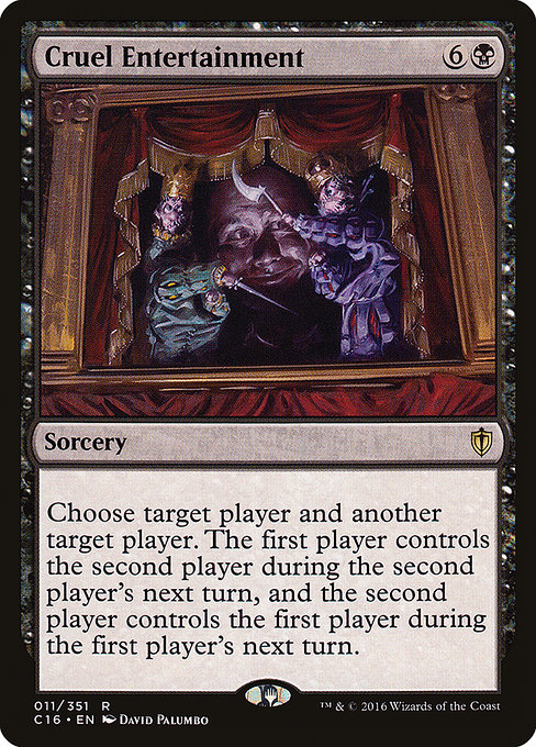 Cruel Entertainment highlighted card art