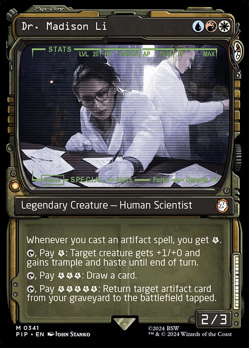 Dr. Madison Li highlighted card art