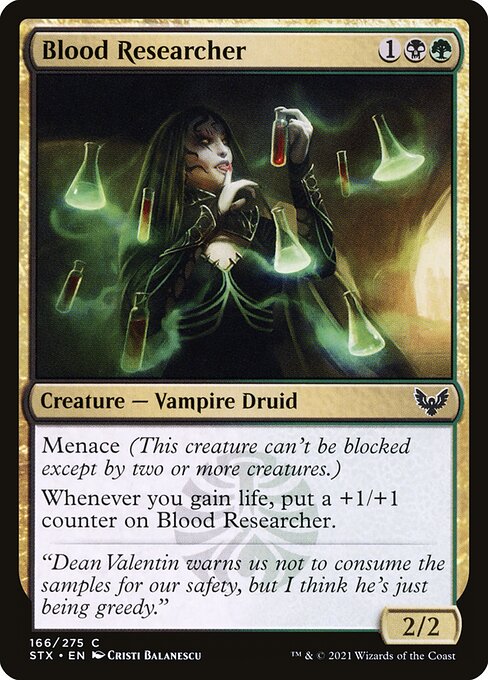 Blood Researcher highlighted card art