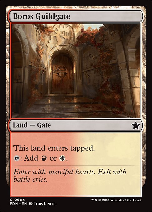 Boros Guildgate from Foundations