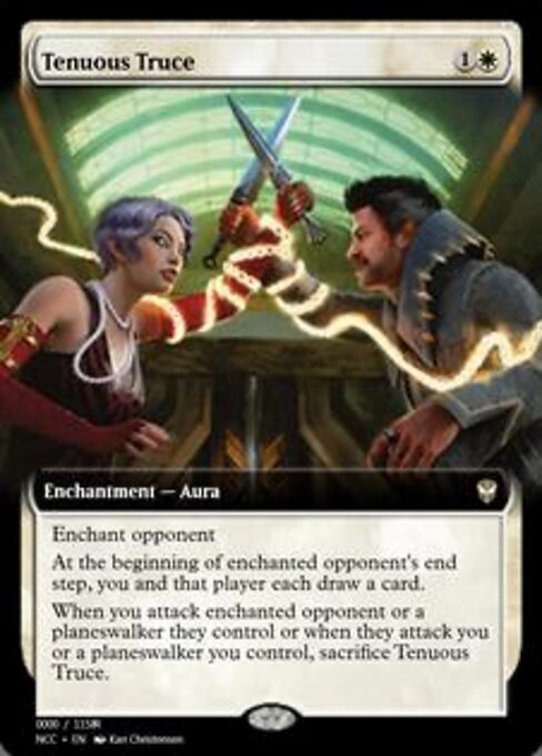 Tenuous Truce highlighted card art