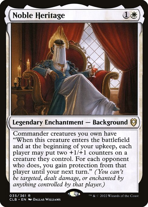 Noble Heritage from Commander Legends: Battle for Baldur's Gate