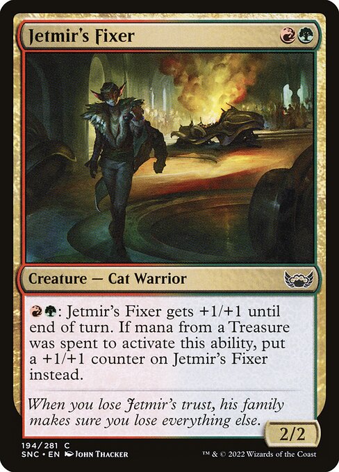 Jetmir's Fixer highlighted card art