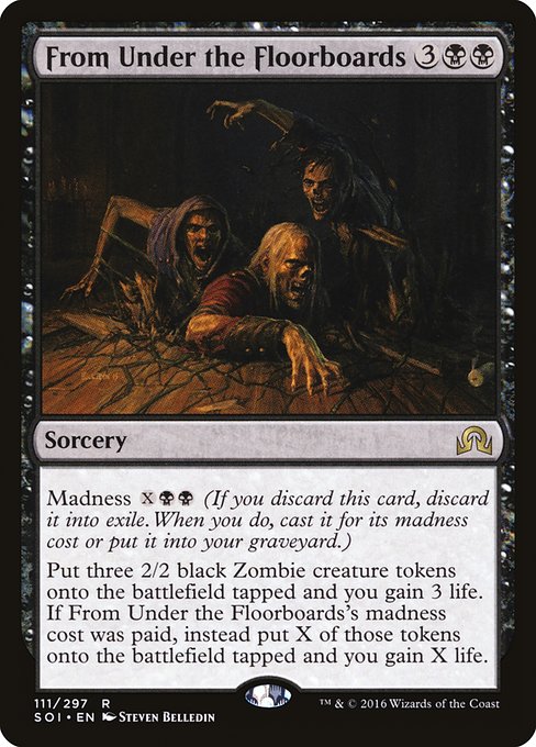 From Under the Floorboards from Shadows over Innistrad