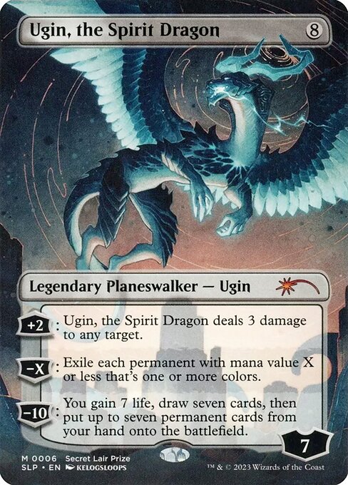 Ugin, the Spirit Dragon from Secret Lair Promo