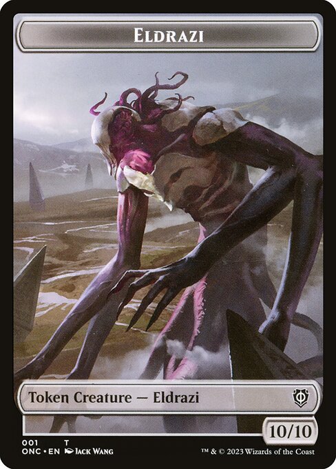 Eldrazi from Phyrexia: All Will Be One Commander Tokens