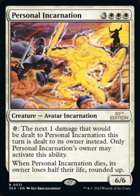 Personal Incarnation highlighted card art